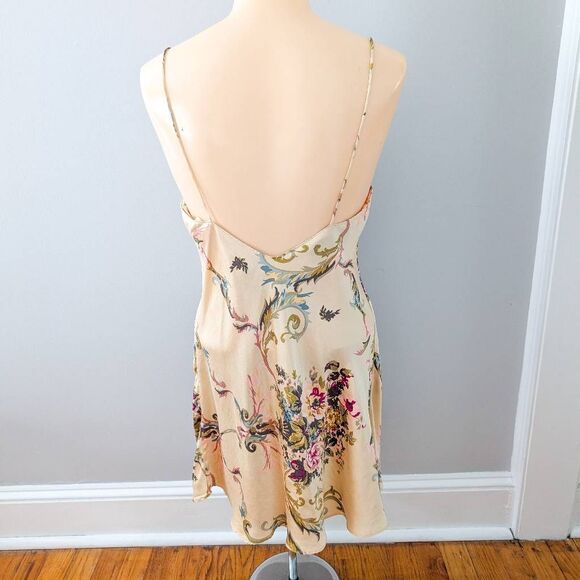 Vintage Victoria's Secret Gold Label Floral Silk Slip Dress - Picture 3 of 7